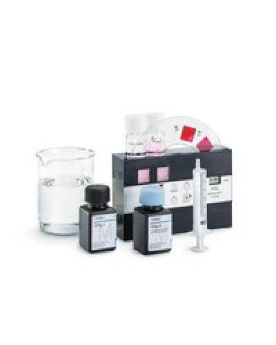 Chlorine Test (free chlorine) Method: colorimetric, DPD, with color-disk comparator 0.25 - 0.50 - 0.75 - 1 - 2 - 4 - 8 - 10 - 15 mg/l Cl₂ MColortest™