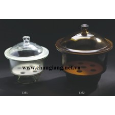 Bình hút ẩm có vòi phi 300 (isolab - Đức)