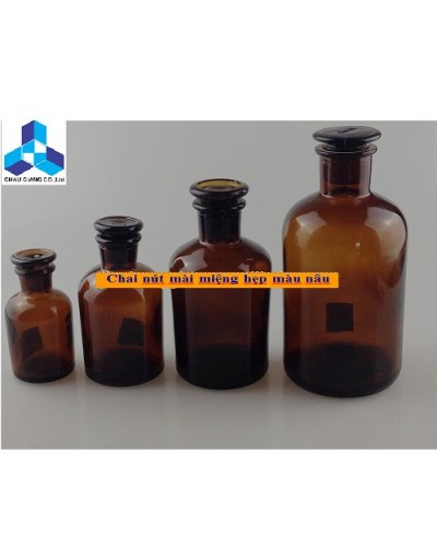 Chai nâu miệng hẹp 1000ml